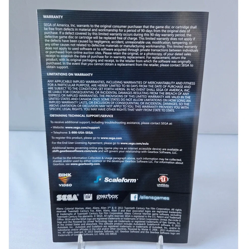 Aliens Colonial Marines - Xbox‎ 360 - Complete CIB W/ Manual Tested & Working